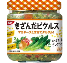 きざんだピクルスのパッケージ