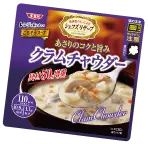 あさりのコクと旨み クラムチャウダーのパッケージ