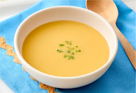 北海道産コーンのポタージュの写真