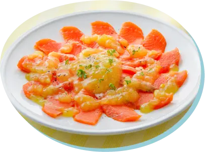 サーモンのカルパッチョの写真